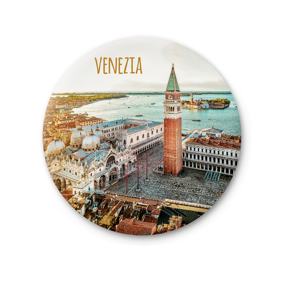 Magnete Rotondo, Venezia | Gadget SIME BOOKS